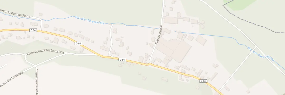 Plan du 1 Rue du Moulin à Vallangoujard