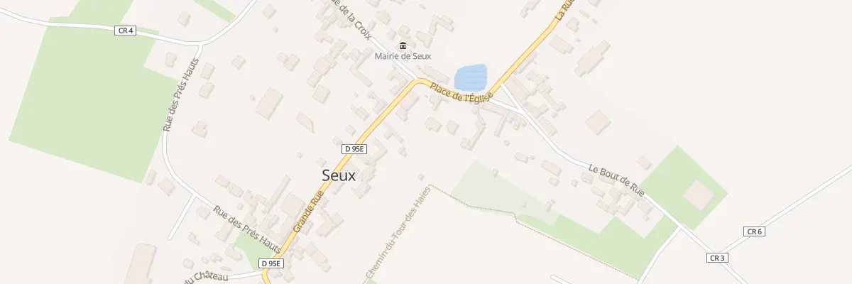 Plan du 6 Pl Eglise à Seux