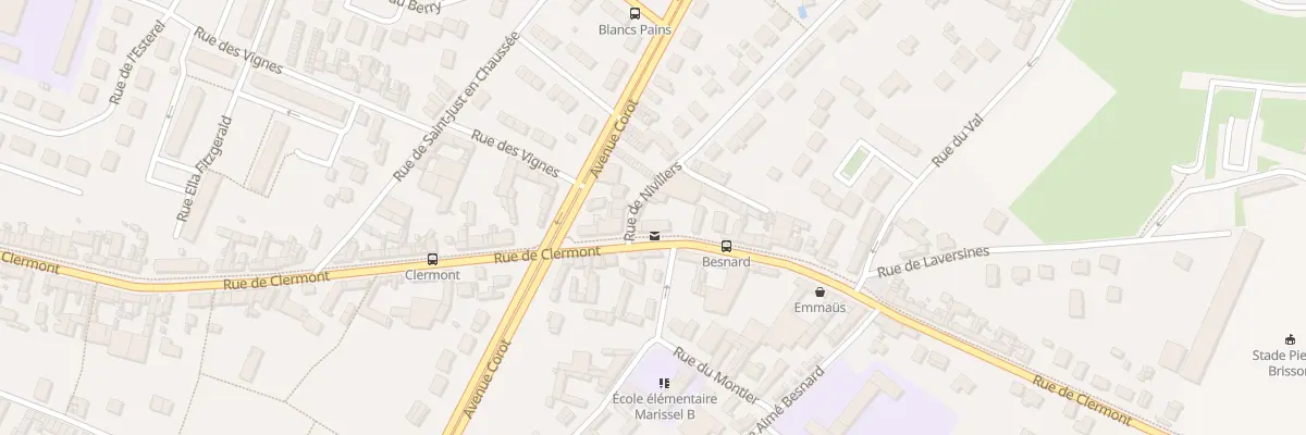 Plan du 195 Rue de Clermont à Beauvais