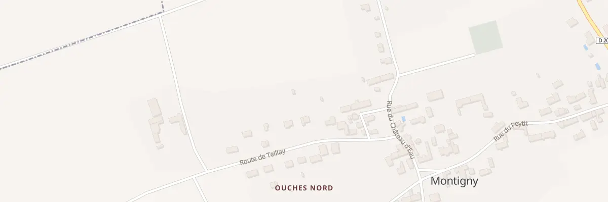 Plan du 12 Rte de Teillay à Montigny