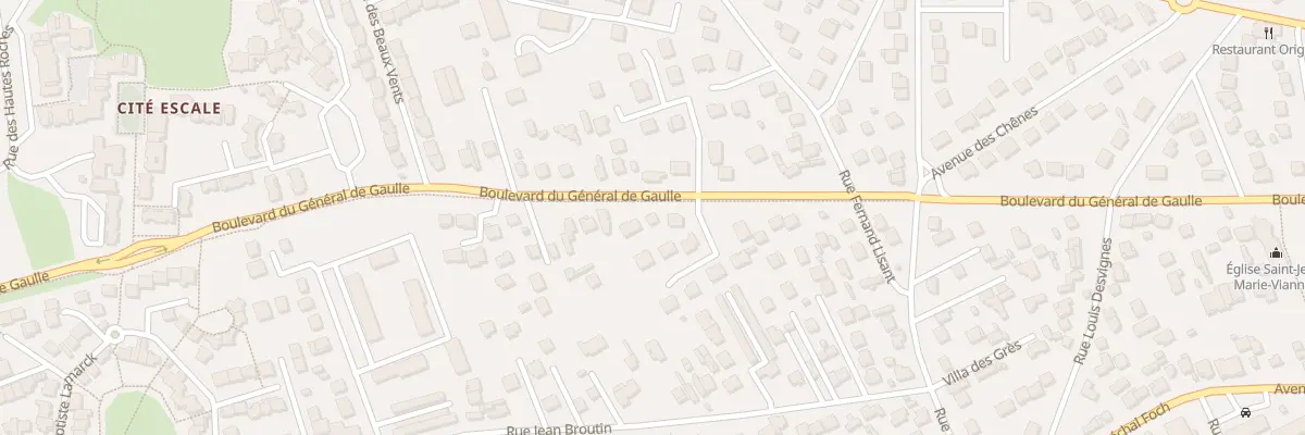 Plan du 11 Bd du Général de Gaulle à Conflans-Sainte-Honorine