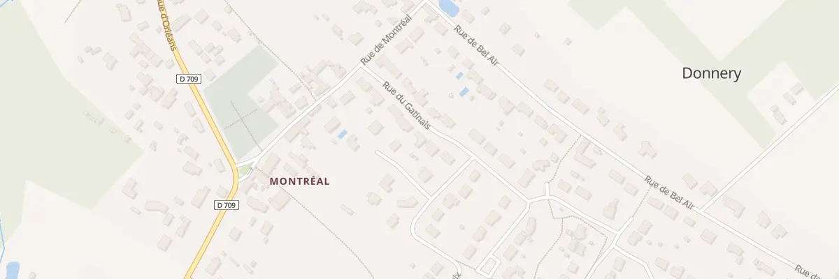 Plan du 10 Rue du Gatinais à Donnery