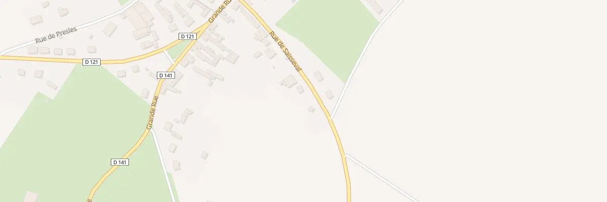 Plan du 5021 Au Chemin de Saisseval à Fourdrinoy