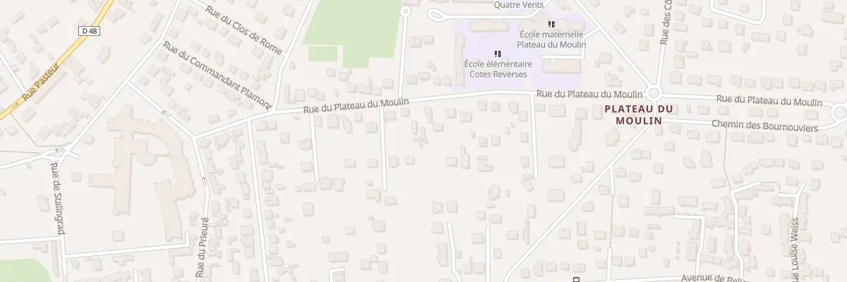 Plan du 32 Rue du Plateau du Moulin à Conflans-Sainte-Honorine