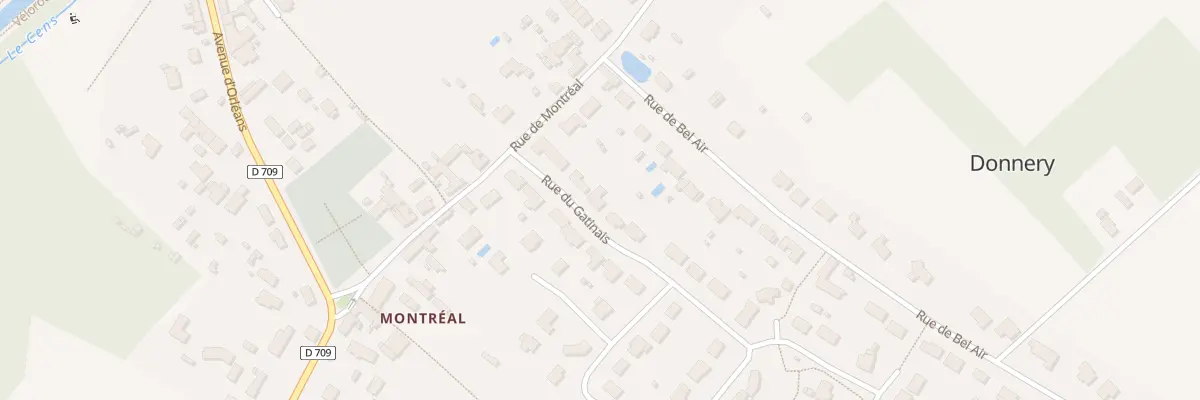 Plan du 7 Rue du Gatinais à Donnery