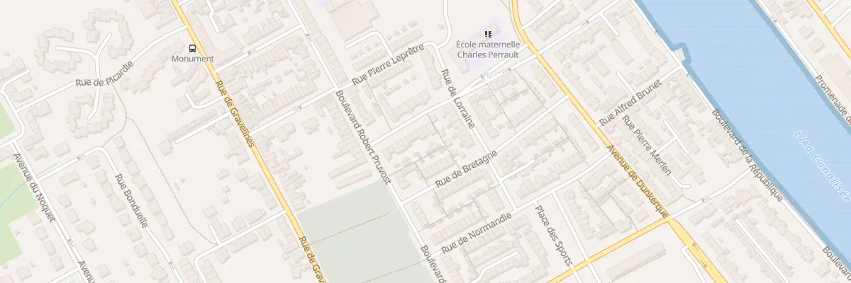 Plan du 33 Rue d’Alsace à Grand-Fort-Philippe