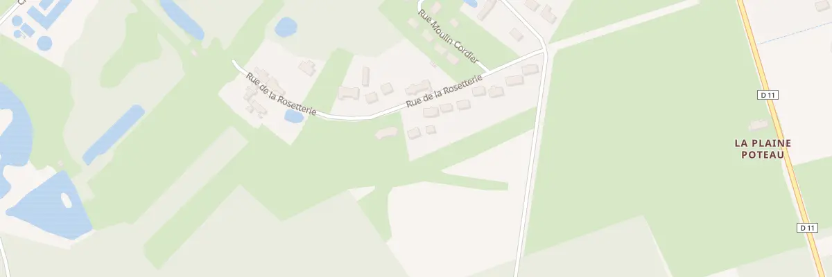 Plan du 247 Rue de la Rosetterie à Traînou