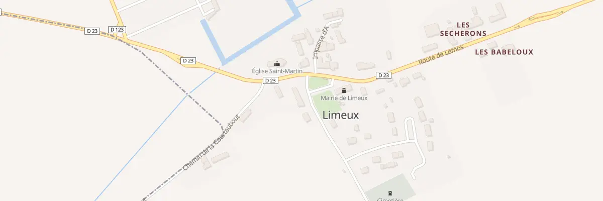 Plan du 17 Le Bourg à Limeux
