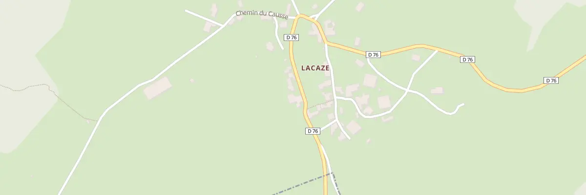 Plan du 5883F Lacaze à Lentillac-Saint-Blaise