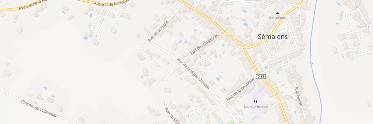 Plan du 21 Rue des Grisonnes à Sémalens