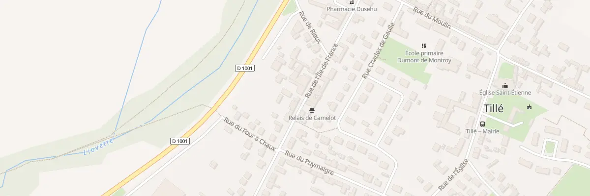 Plan du 45 Rue de l’Ile de France à Tillé