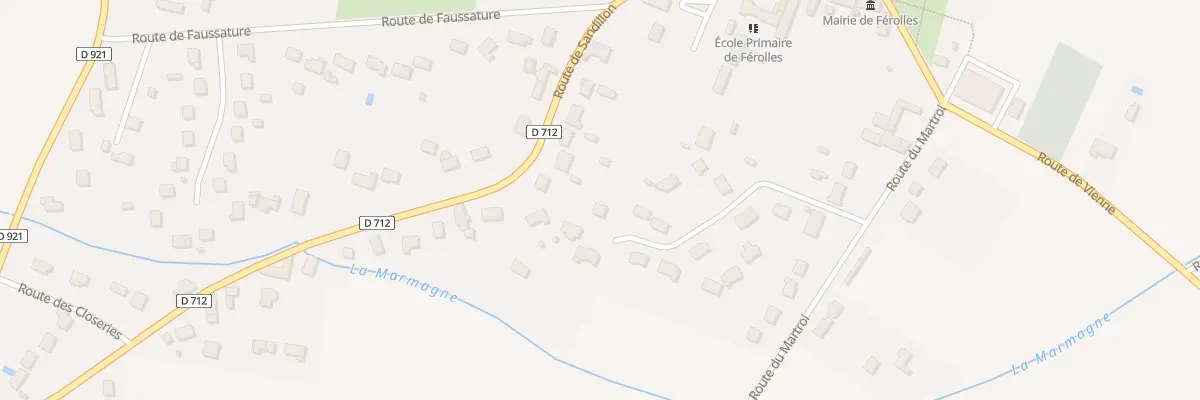 Plan du 37B Rte de Sandillon à Férolles
