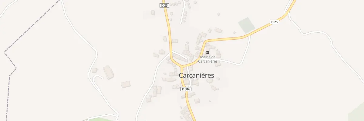 Plan du 77 Qua Al Pavat à Carcanières