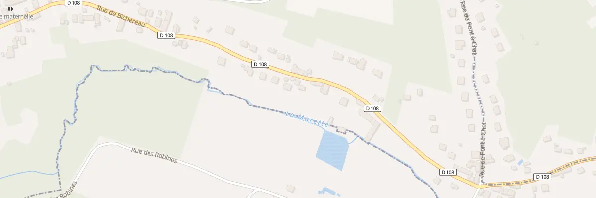 Plan du 396 Rue de Bichereau à Guillerval
