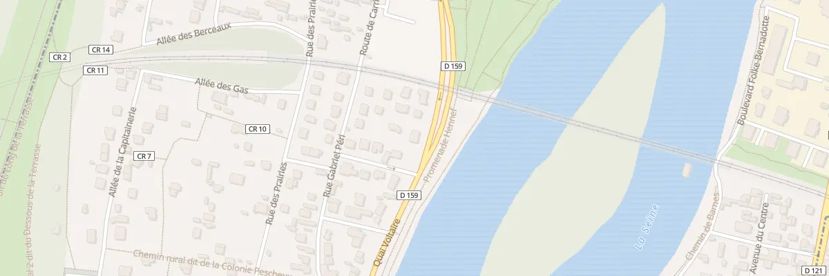 Plan du 33 Quai Voltaire au Pecq