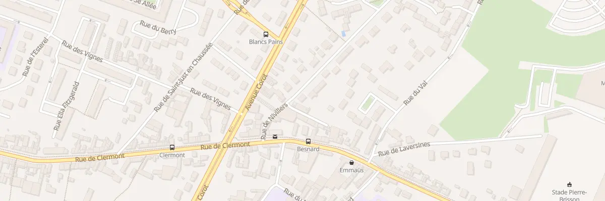 Plan du 8 Rue de Nivillers à Beauvais