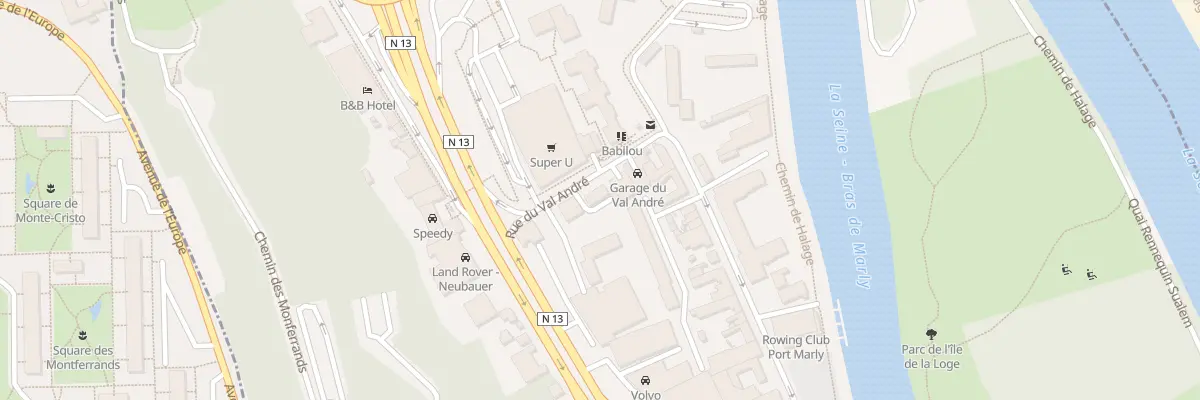 Plan du 57T Rue du Val André au Port-Marly