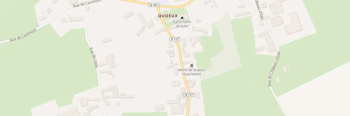 Plan du 40 Rue Carnel à Quœux-Haut-Maînil