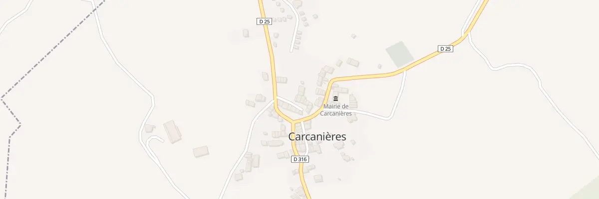 Plan du 66 Qua Barri de la Carriera à Carcanières