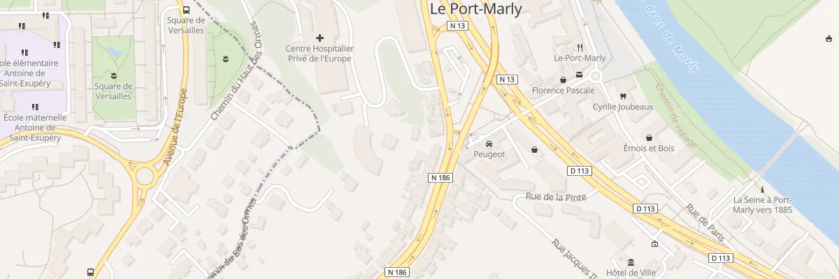 Plan du 9E Av de Saint-Germain au Port-Marly