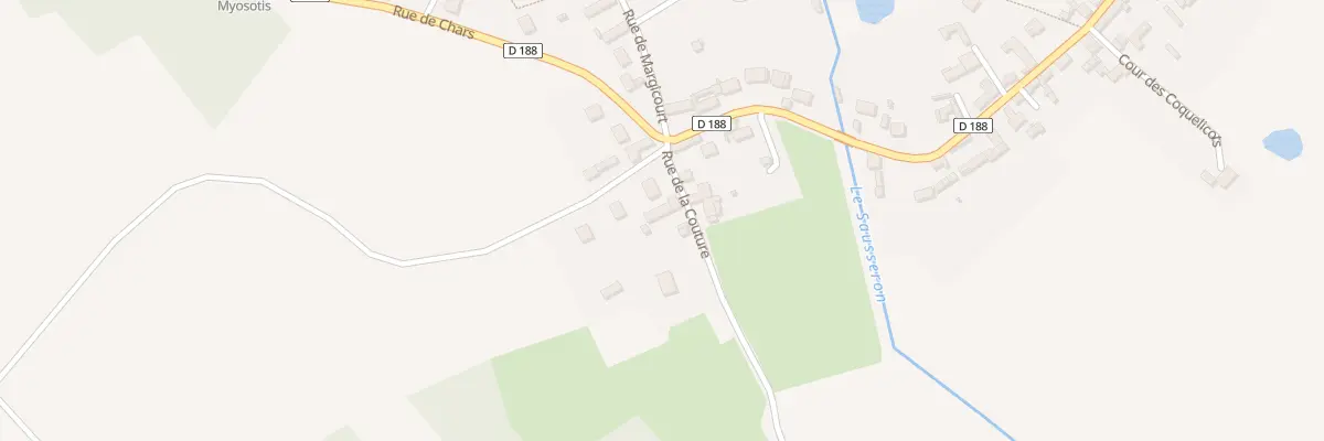 Plan du 8 Rue de la Couture à Arronville