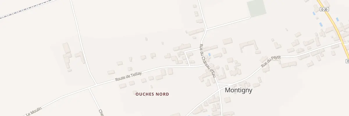 Plan du 6 Rte de Teillay à Montigny