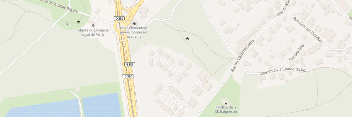 Plan du 12 All de la Pagerie à Louveciennes