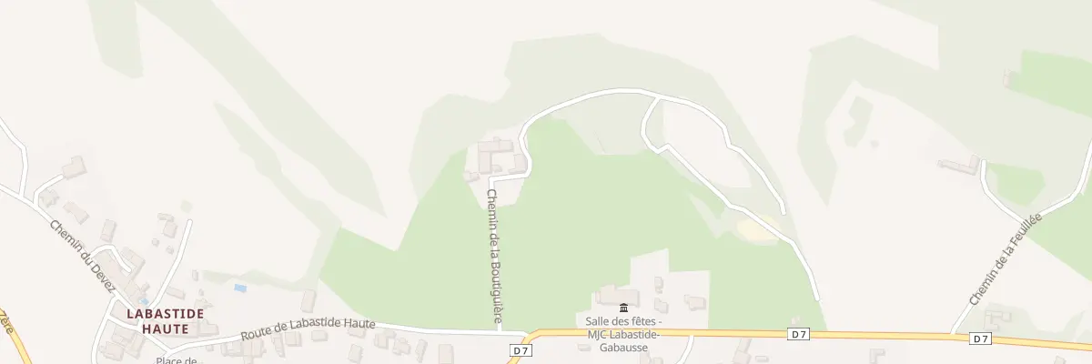 Plan du 140 Che de la Boutiguiere à Labastide-Gabausse