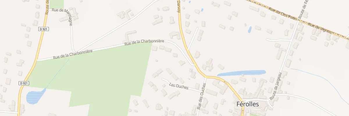 Plan du 5 Rue de la Charbonnière à Férolles