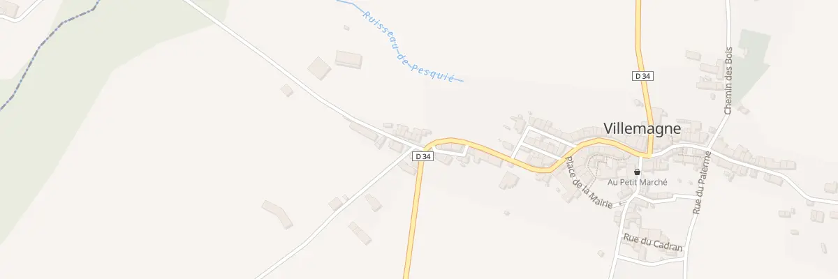 Plan du 4 Le Village à Villemagne