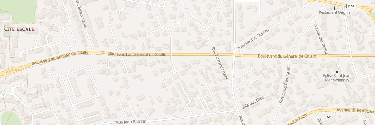 Plan du 142 Bd du Général de Gaulle à Conflans-Sainte-Honorine
