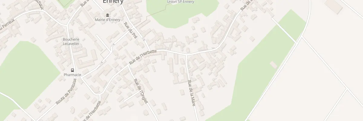 Plan du 28 Rue de l’Herbette à Ennery