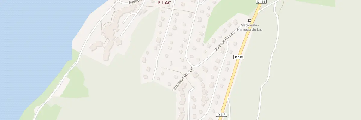 Plan du 11 Av du Lac à Matemale