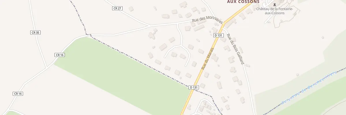 Plan du 5012 Res Les Morinieres à Vaugrigneuse