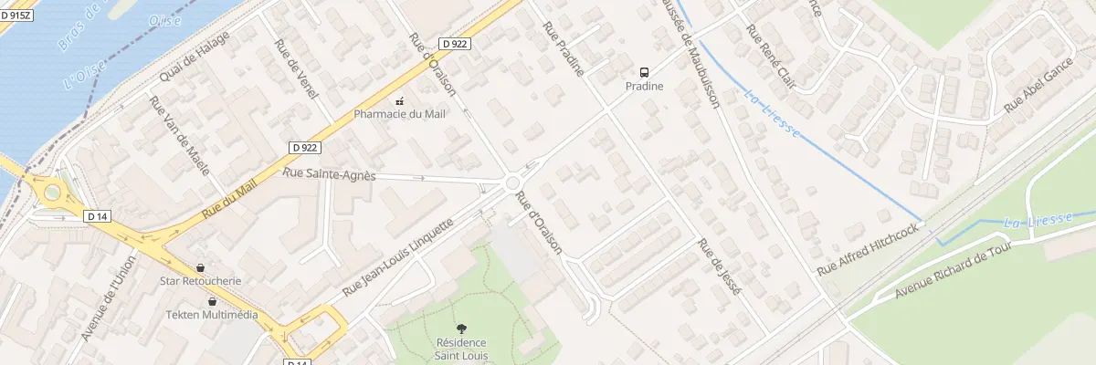 Plan du 25 Rue d’Oraison à Saint-Ouen-l’Aumône