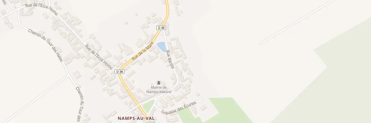 Plan du 10 Rue Bénite à Namps-Maisnil