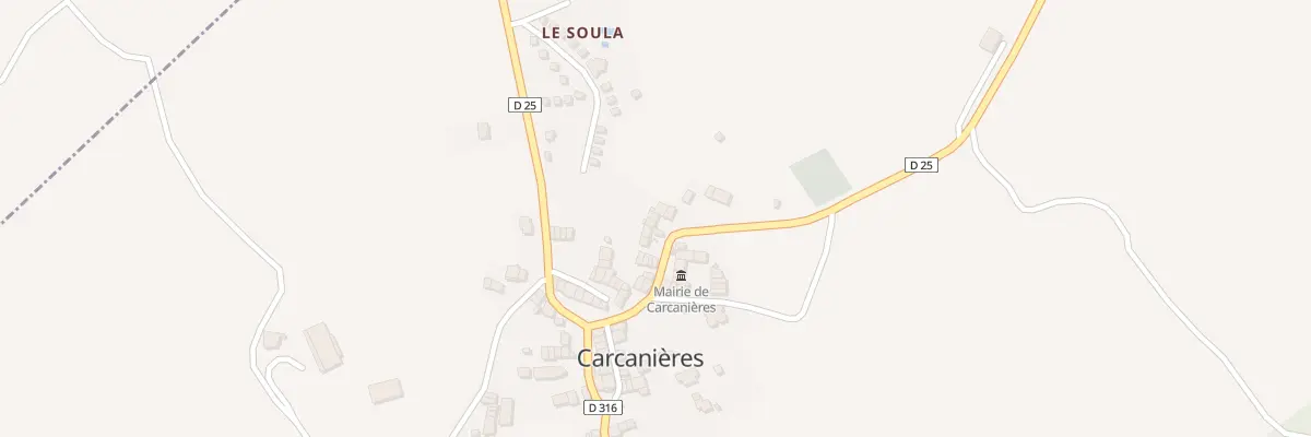 Plan du 44A Le Village à Carcanières