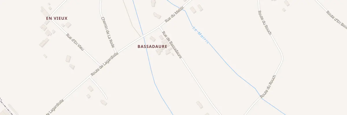 Plan du 5095 Bassadaure à Saint-Avit