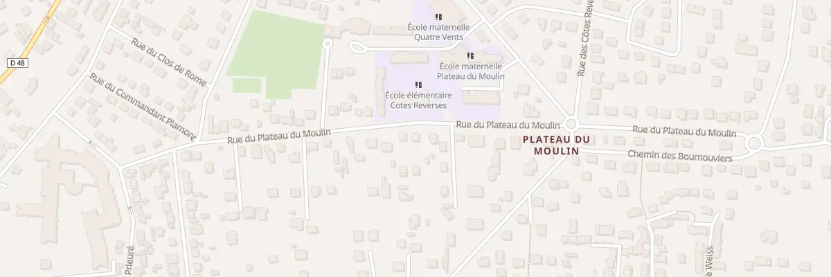 Plan du 44 Rue du Plateau du Moulin à Conflans-Sainte-Honorine