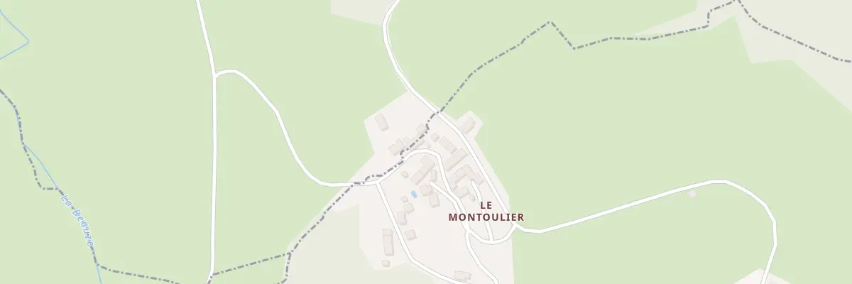 Plan du 5131 Le Montoulier à Vallière