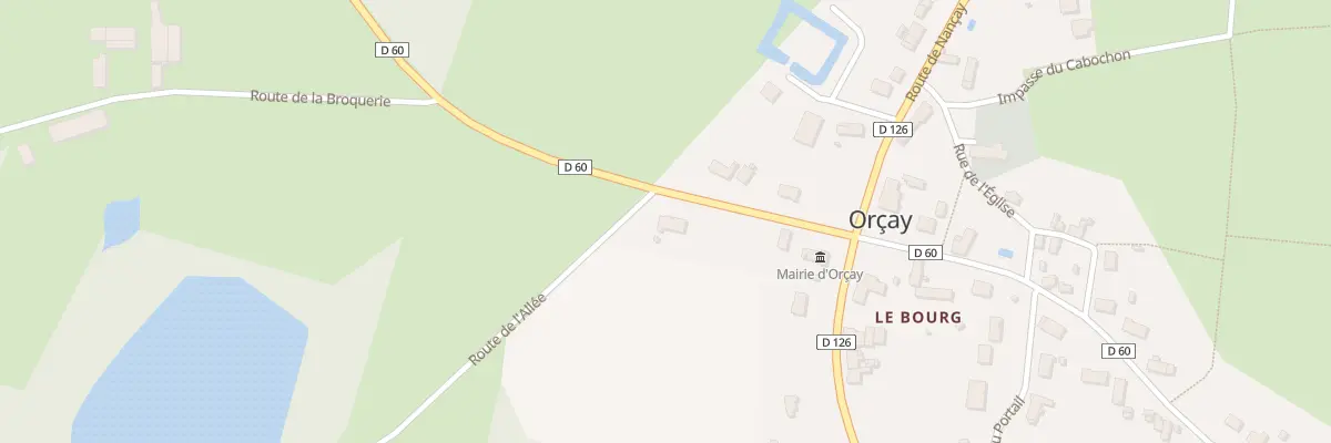Plan du 1 Rte de Theillay à Orçay