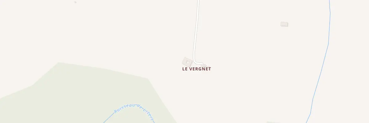 Plan du 5370 Le Vergnet à Montirat