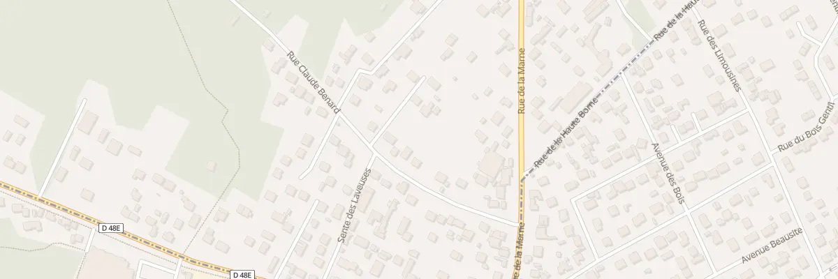 Plan du 20 Rue Claude Benard à Éragny-sur-Oise