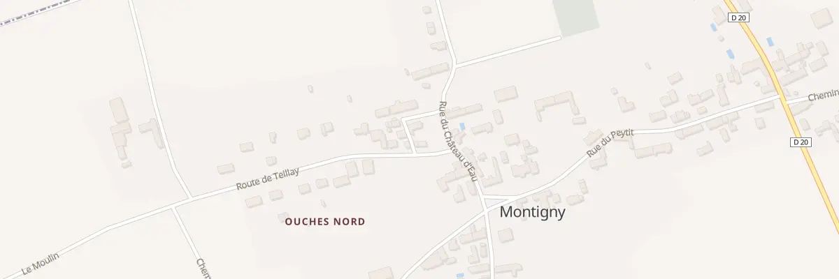 Plan du 5032 Le Bourg à Montigny
