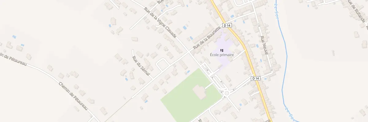 Plan du 11 Rue de la Bouriette à Sémalens