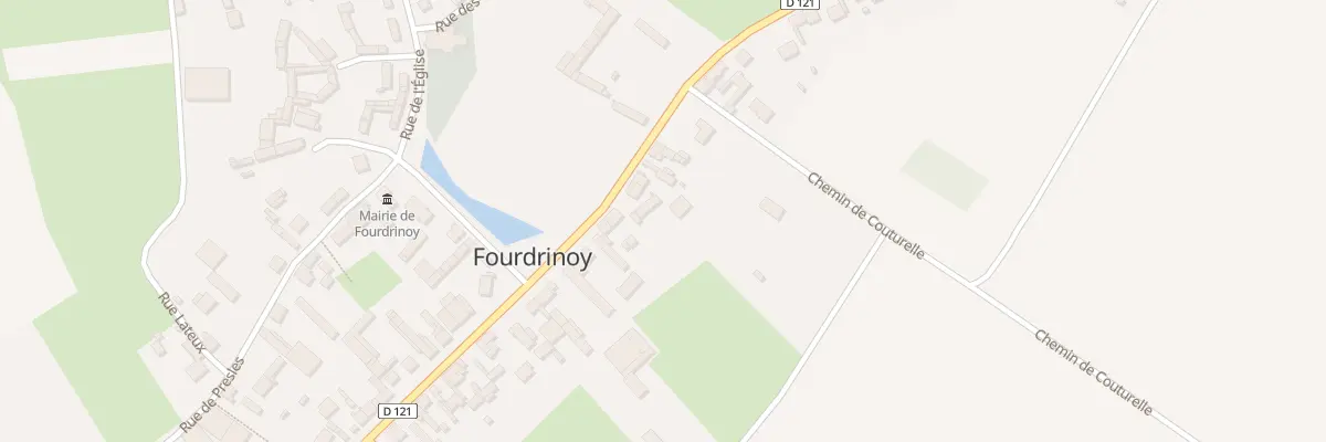 Plan du 8 Rue du Château à Fourdrinoy