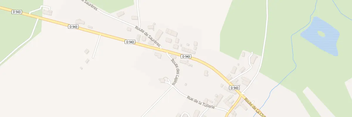 Plan du 15 Rte de la Châtre à Champillet