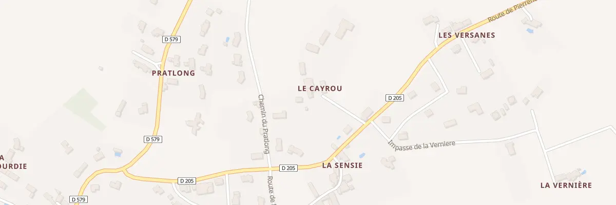 Plan du 5057A Le Cayrou à Sonnac