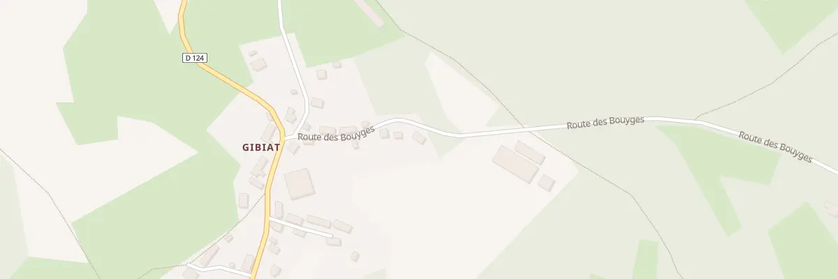 Plan du 8 Rte des Bouyges à Moustier-Ventadour