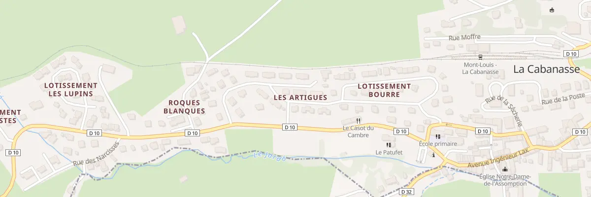 Plan du 1 Las Artigues à La Cabanasse